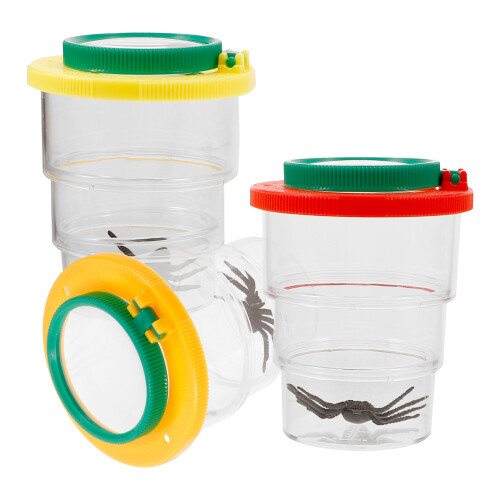 3Pcs Förstoringslupp För Insekter Behållare För Observation