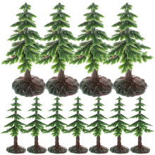 20Pcs Miniatyr Julgranssmycke Mini Sandbordsdekoration