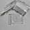 Acrylic Disc Hanging Charm Disc Keychain Key Rings-blank box 6