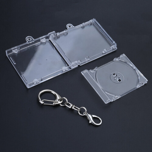 Acrylic Disc Hanging Charm Disc Keychain Key Rings-blank box 2