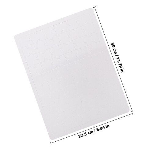Diy Rektangulär Värmeöverföring Sublimering Tom Pusselbit 1