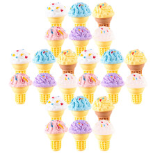 24Pcs Miniatyrmat Glassbollsmodell Av Harpiks För Lekkök