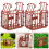 5Pcs Mini Plastdjur Bur Modell Miniatyr För Sandlåda 6