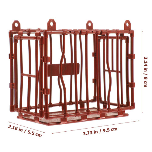 5Pcs Mini Plastdjur Bur Modell Miniatyr För Sandlåda 1
