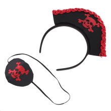 1Set Halloween Piratkläder Förklädnadsspel Kostymtillbehör