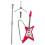 2 Sets Miniature Electric Guitar And Microphone Instrument Set 3