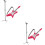 2 Sets Miniature Electric Guitar And Microphone Instrument Set 8