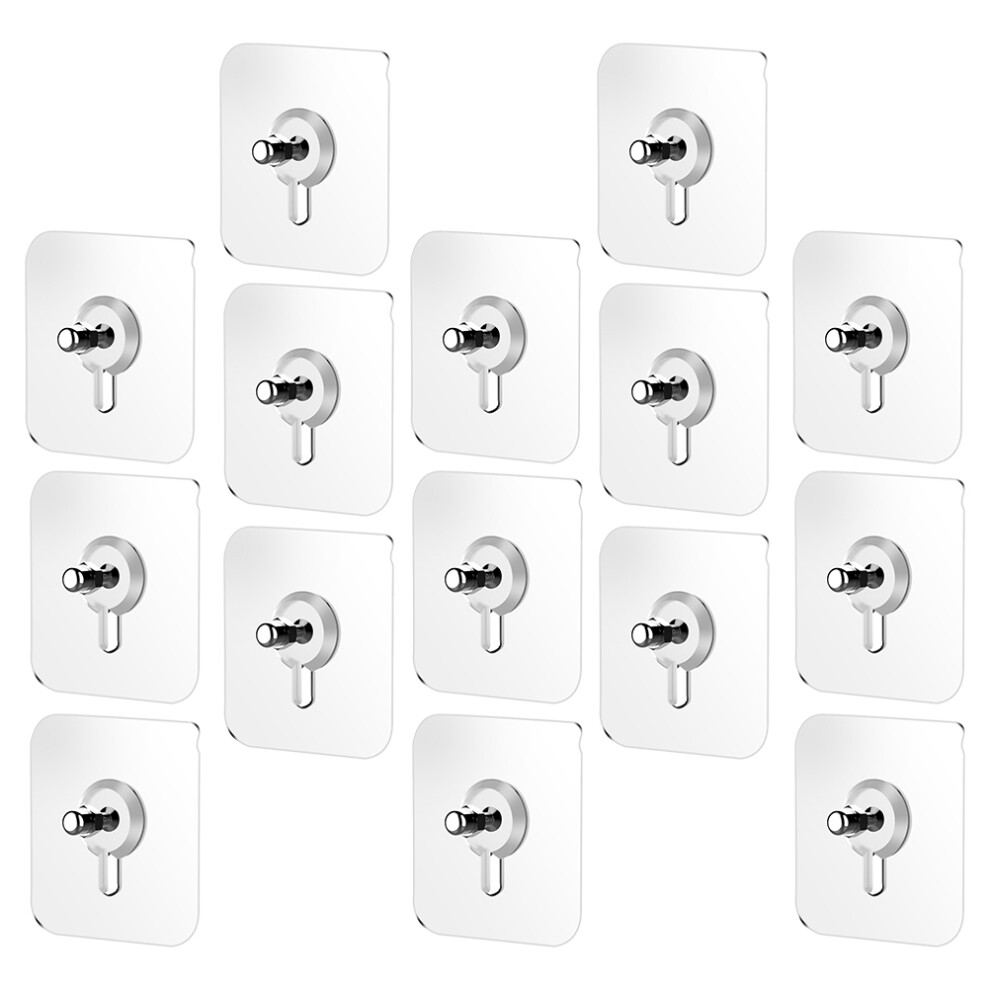 20 Pcs Strong Adhesive Pads Key Hooks For Kitchens Wall Seamless 3553527294515