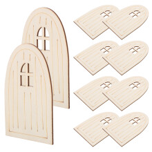 10Pcs Trollsländedörrar Set, Miniatyrdörrar För Hantverk