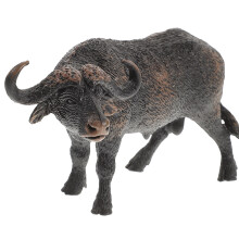 1 St Realistisk Afrikansk Buffelmodell, Solid Vildhjord Figur