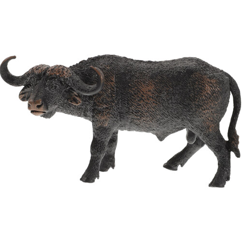 1 St Realistisk Afrikansk Buffelmodell, Solid Vildhjord Figur 2