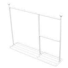 2Pcs Girls Doll Garment Rack Mini Clothes Storage Display Shelf