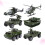 6Pcs 1:87 Legering Skjutande Bilmodell Set För Barn 5