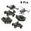 6Pcs 1:87 Legering Skjutande Bilmodell Set För Barn 7