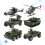 6Pcs 1:87 Legering Skjutande Bilmodell Set För Barn 2