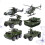 6Pcs 1:87 Legering Skjutande Bilmodell Set För Barn 3