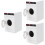 3 Pcs Simulation Washing Machine Model Adorable Mini Washer 7