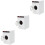 3 Pcs Simulation Washing Machine Model Adorable Mini Washer 6