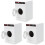 3 Pcs Simulation Washing Machine Model Adorable Mini Washer 3