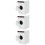 3 Pcs Simulation Washing Machine Model Adorable Mini Washer 9