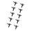 Wide Coverage Whirling Sprinkler 360 Degree Sprinkle Pattern 1