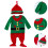 3 Sets Santa Claus Costume Xmas Jumpsuit 10