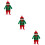3 Sets Santa Claus Costume Xmas Jumpsuit 9