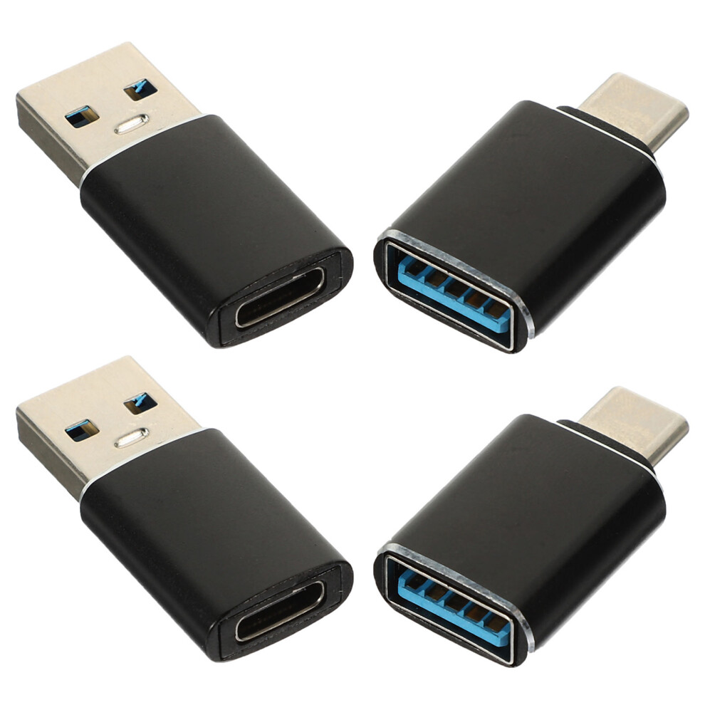 4Pcs Usb-C To Usb Adapter Otg 3.0 Type-C Converter 3553179798751