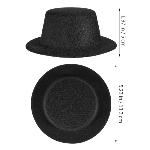 6Pcs Tops Hat Ornament Dockahatt Tyghatt 1