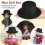 6Pcs Tops Hat Ornament Dockahatt Tyghatt 8