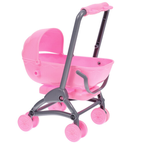 3Pcs Doll Stroller Toy Dollhouse Accessory Model 1
