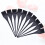 10Pcs Hårfärgspensel, Applicator, Färgpensel Svart 11