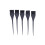 10Pcs Hårfärgspensel, Applicator, Färgpensel Svart 10