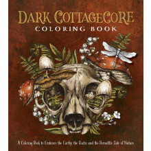 Dark Cottagecore Coloring Book by Editors of Chartwell Books Paperback