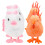 12 Pcs Wind-Up Plush Animal Clockwork Walking Toys 1