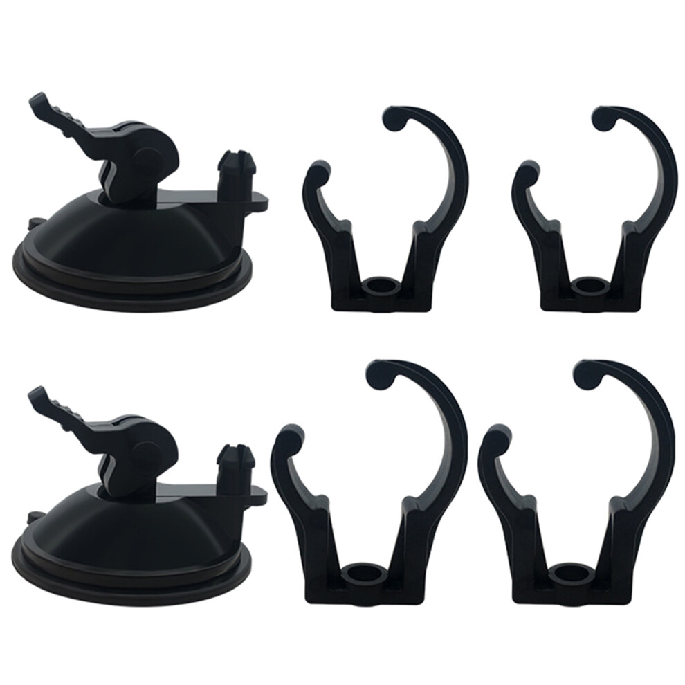 1Set Aquarium Suction Cup Clip Fish Tank Led Angles- Light/Black 7754000627691