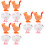 12 Pcs Wind-Up Plush Animal Clockwork Walking Toys 9