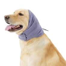 Dog Grooming Ear Wrap Soft Noise-proof Earmuffs Pet-Purple L