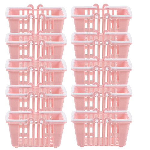 40 Pcs Compact Handheld Mini Plastic Basket For Kids Multi-Functional 1