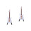 2 Pièces Mini Guitare Électrique 10 Cm Avec Boîte Et Support 4