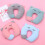Soft Neck Support Pillow Shape Neck Pillow, Breathable-Pink 5