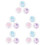 15 Boxes Children's Stage Makeup Face Jewels Butterfly Flatback 8