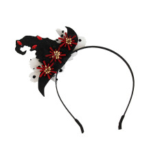 2Pcs Witch Headband Halloween Party Hair Accessory Christmas Headdress