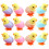 36 Pcs Plush Wind Up Jumping Chick Toys Clockwork Chickens 3
