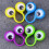 15Pcs Fingergäspel Glittriga Ringar Bollar Partyaccessoarer 2