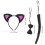 3Pcs Barns Kattöron Huvband Set 3