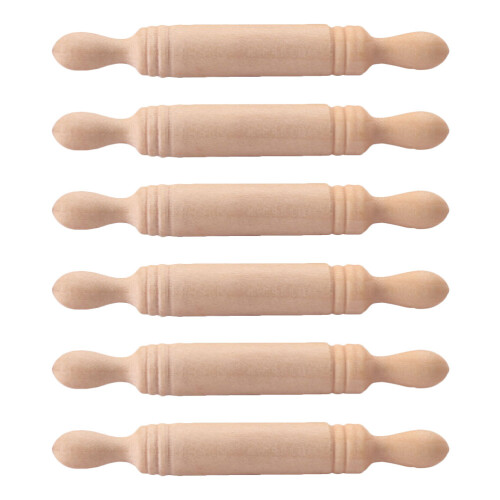 6Pcs Miniatyrer Rullstavar Mini Tillbehör Barn Leksaker