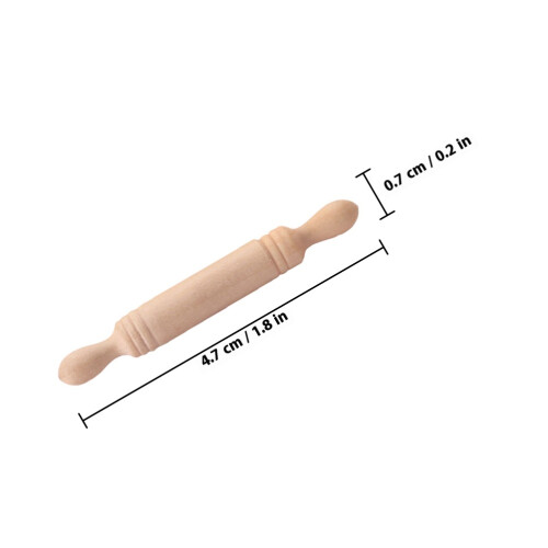 6Pcs Miniatyrer Rullstavar Mini Tillbehör Barn Leksaker 1