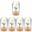5Pcs Miniatyrhus Blomlåda Rosmodell Realistisk Mini 7