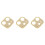 3 Pcs Camera Lens Protective Frame With Rhinestone For Iphone12 4
